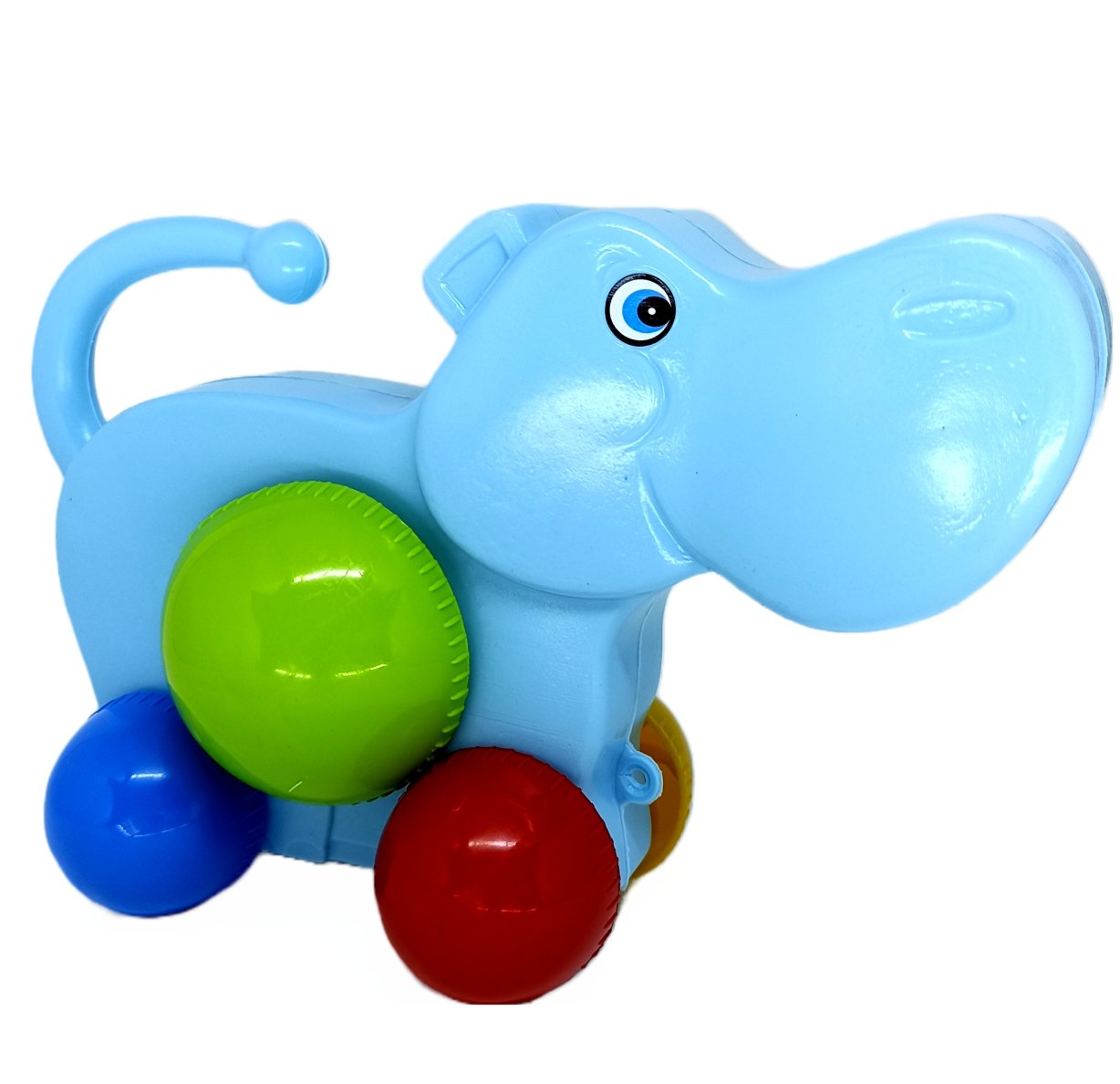 HIPPOさま ① Brinquedo de Puxar Hipopótamo - Mercotoys