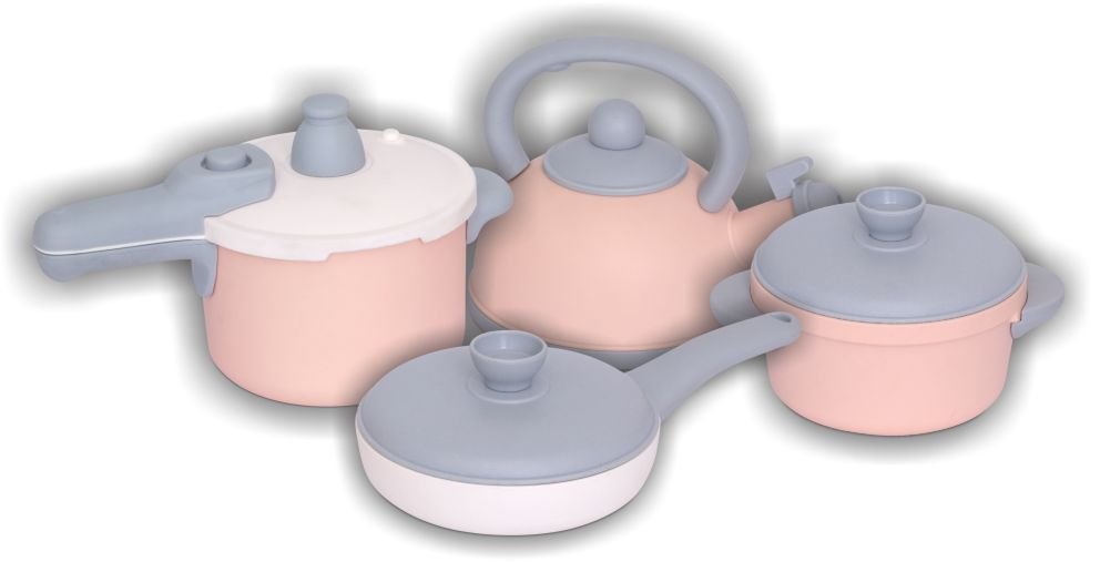 Kit Panelas Baby Gourmet com 4 Peças - Mercotoys
